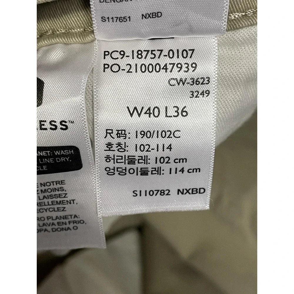 Levi's Pants Mens 40x36 Beige 541 Athletic Taper Chino Stretch Casual Office‎